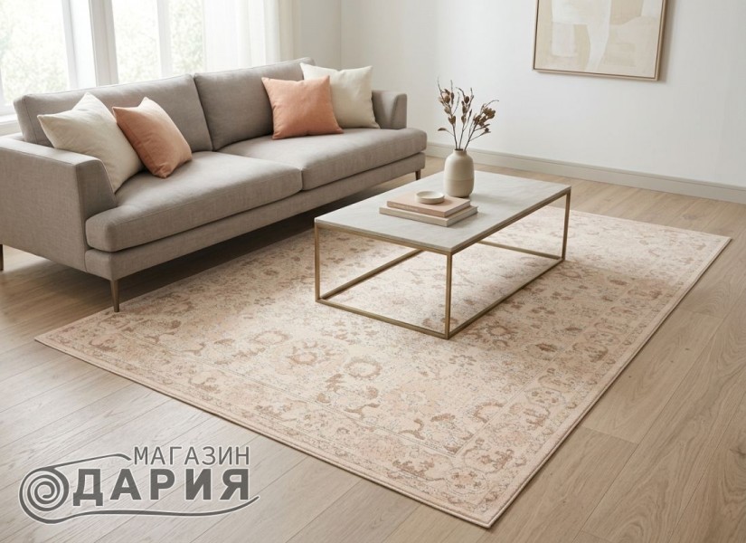 Тъкан килим KAVITA 702 cream/beige